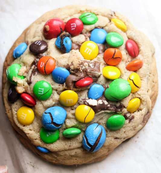 GF Mega M&M Cookie - Just A Cookie Co